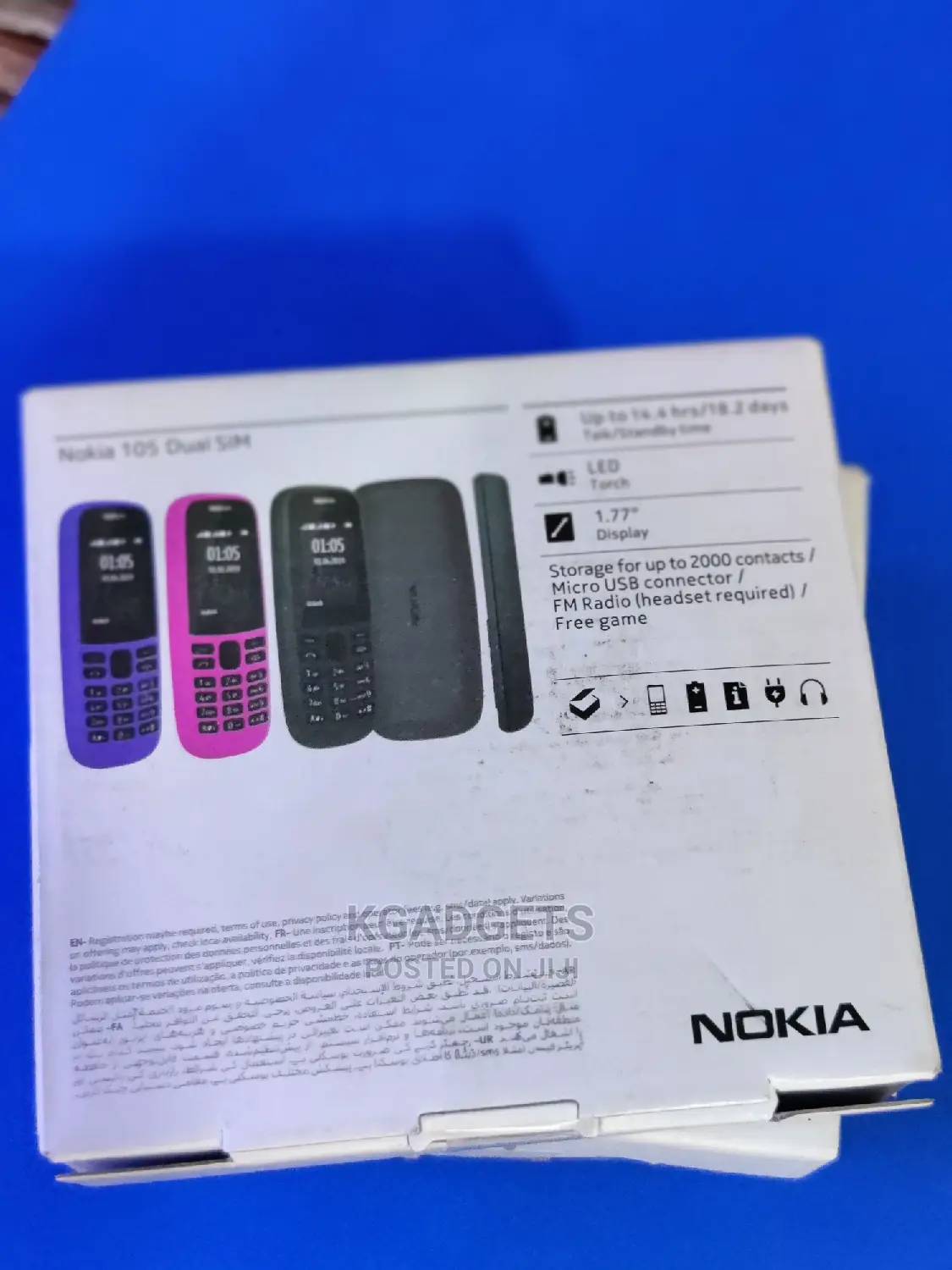 New Nokia 105 Black