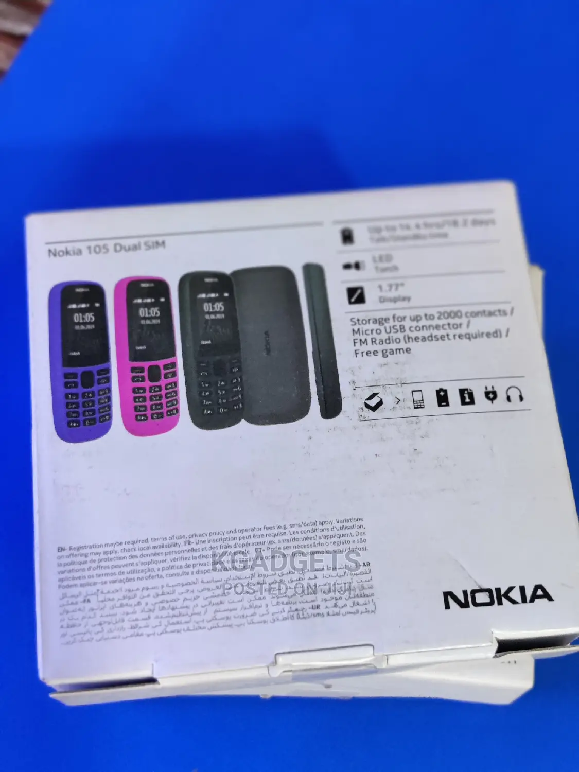 New Nokia 105 Black