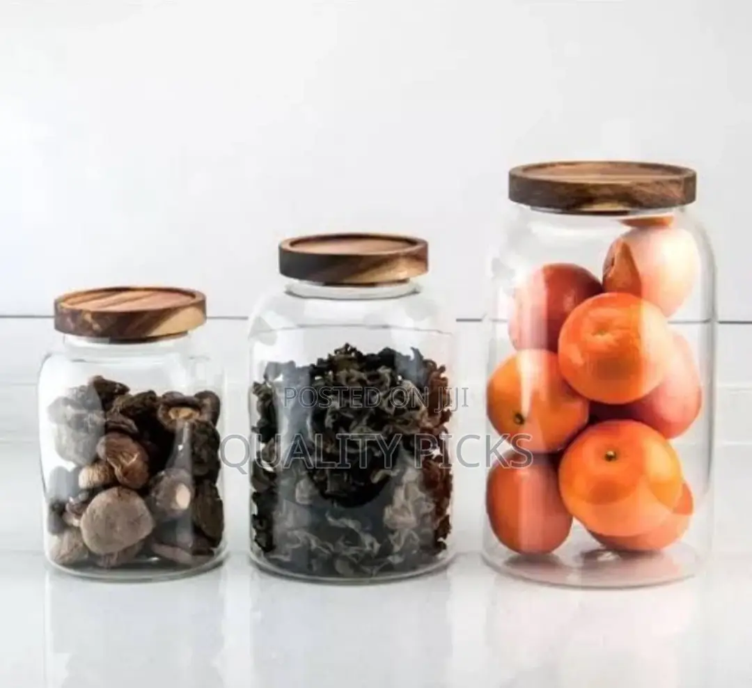 Glass Food Storage Jar