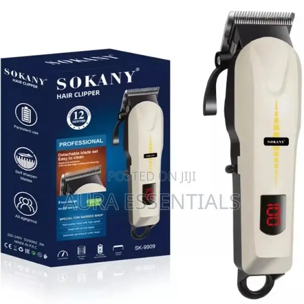 Sokany Rechargeable Hair Clipper SK-9909