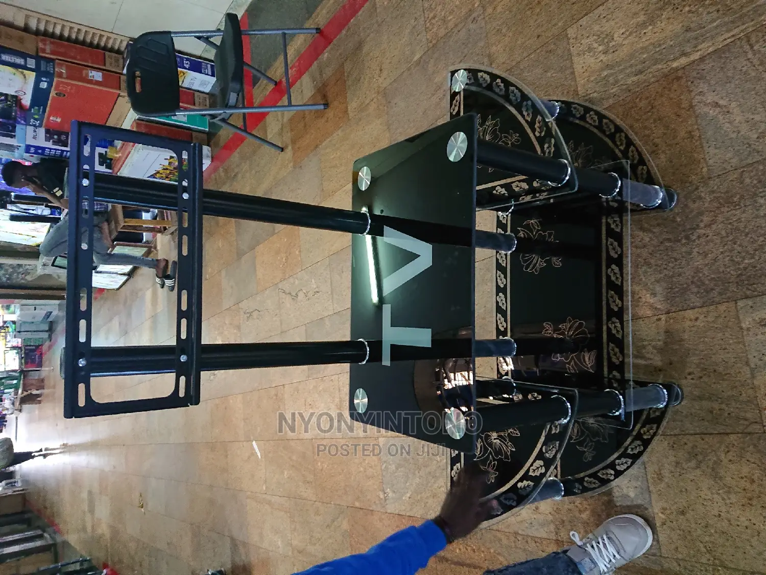 Tv Stand Glass Plasma Stand