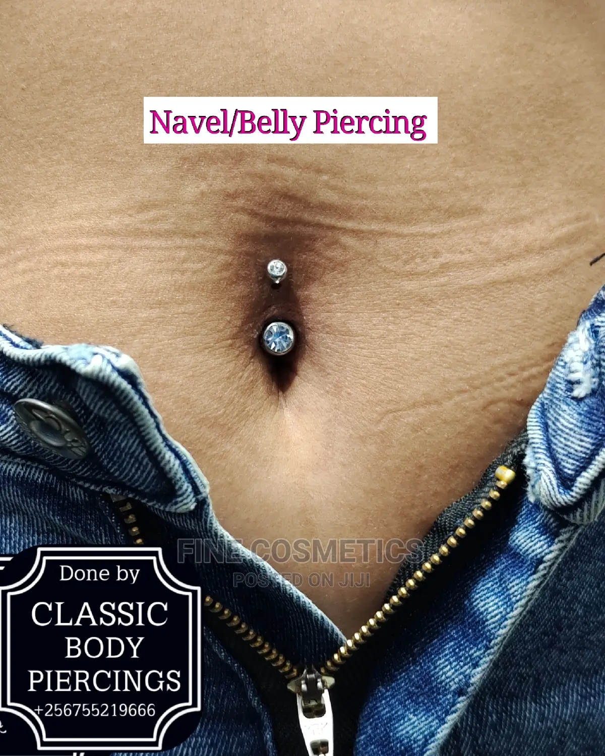 Bellybutton Piercing / Navel Piercing Kampala Uganda