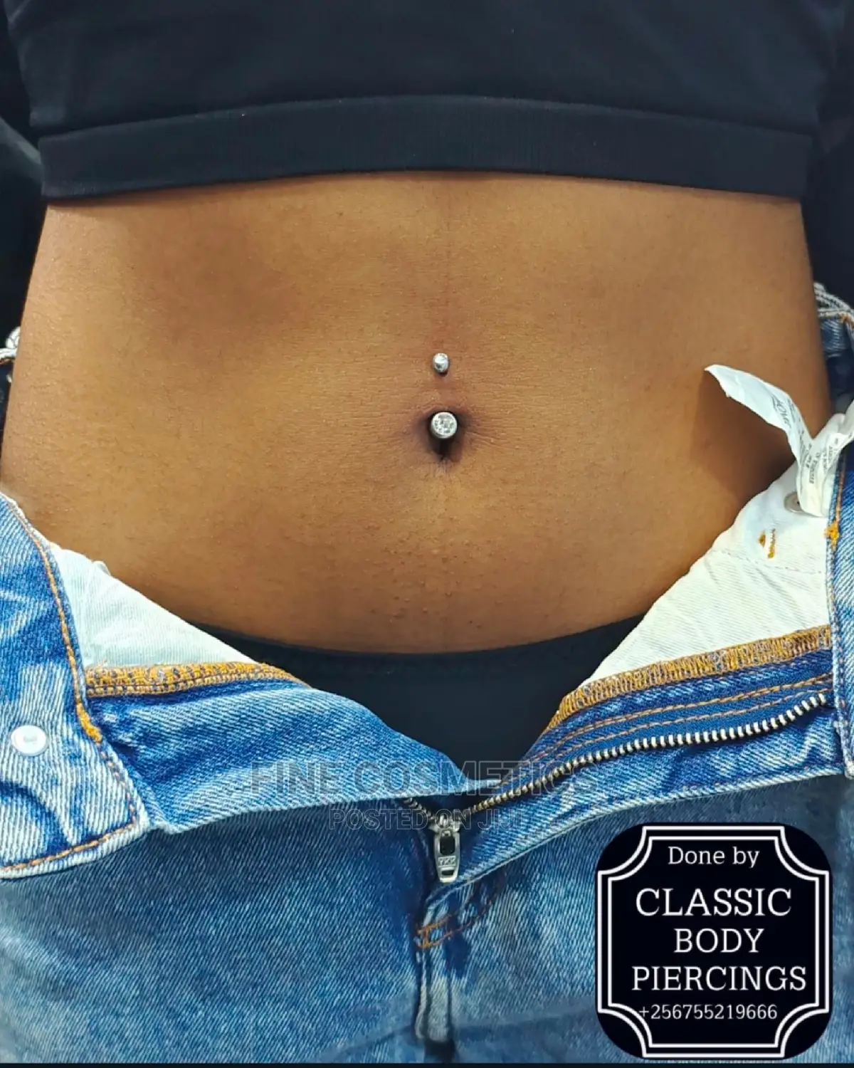Bellybutton Piercing / Navel Piercing Kampala Uganda