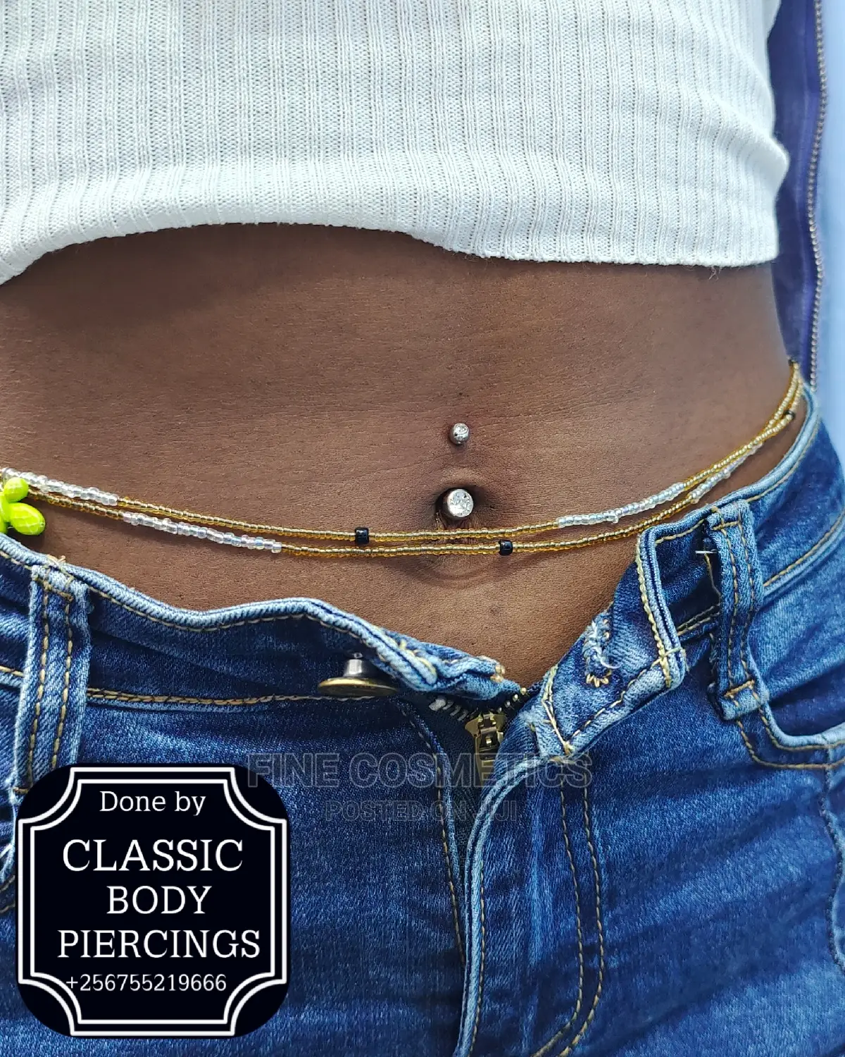 Bellybutton Piercing / Navel Piercing Kampala Uganda