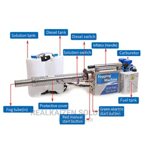 Thermo Pulsed Power Fogger Mist Sprayer Machine Gun