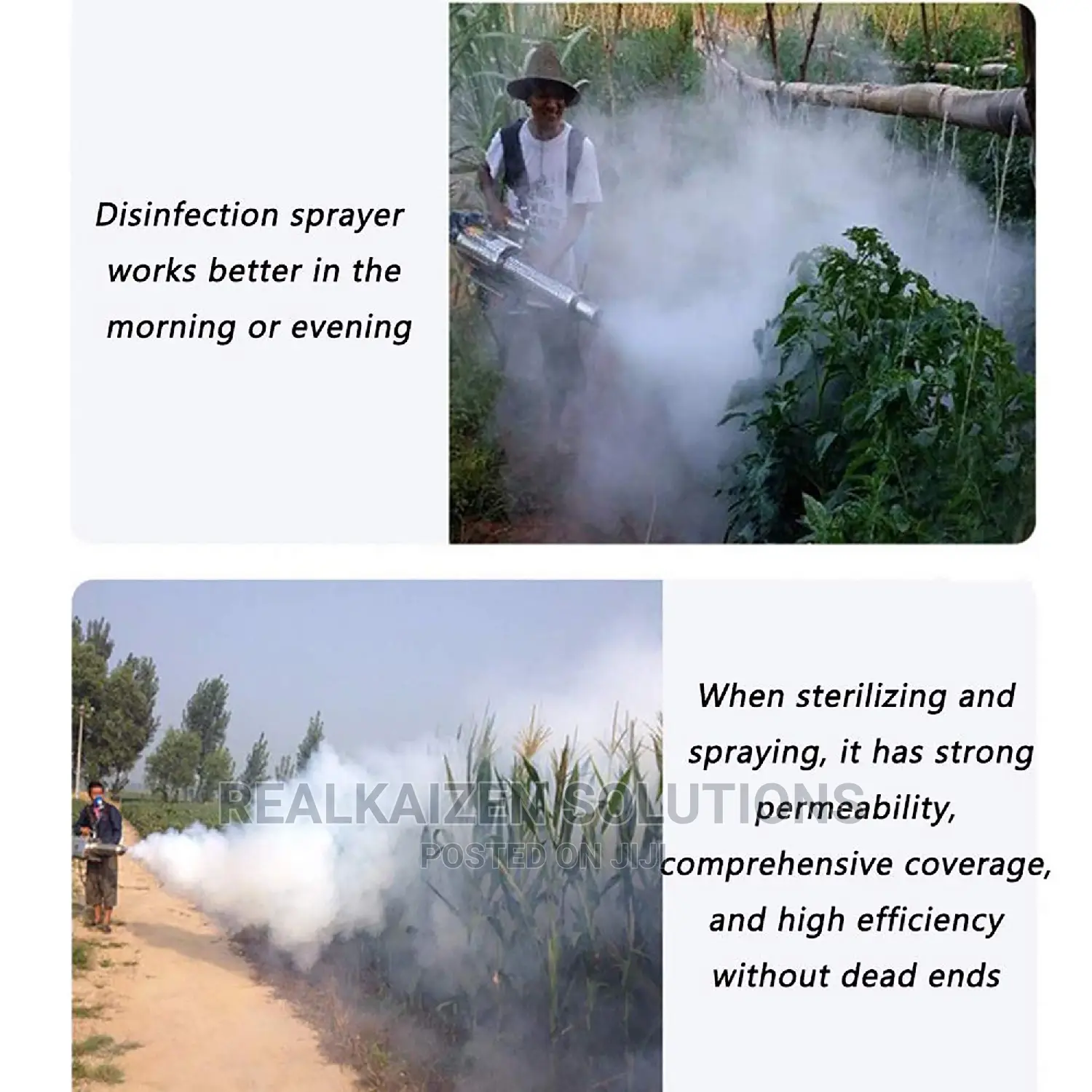 Thermo Pulsed Power Fogger Mist Sprayer Machine Gun