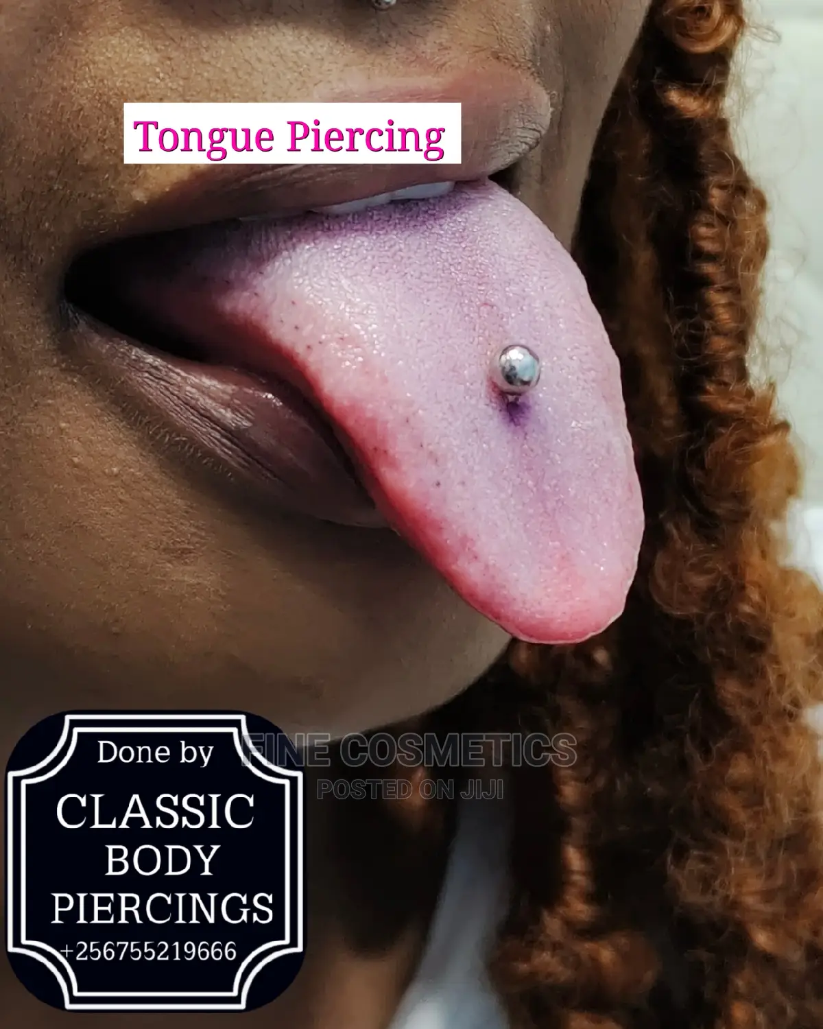 Tongue piercing Kampala Uganda