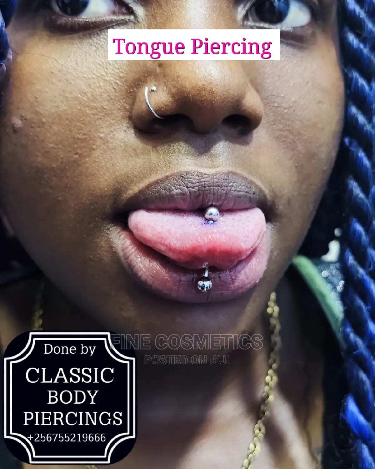 Tongue piercing Kampala Uganda