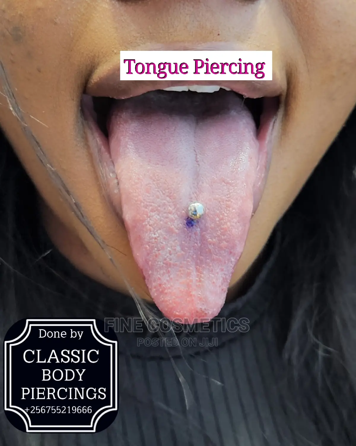 Tongue piercing Kampala Uganda