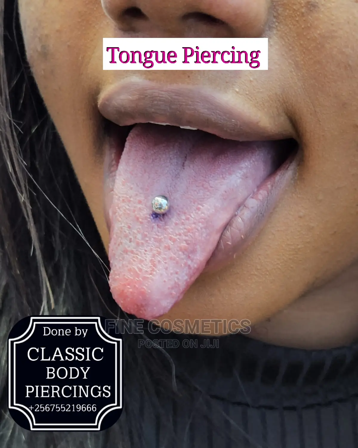 Tongue piercing Kampala Uganda