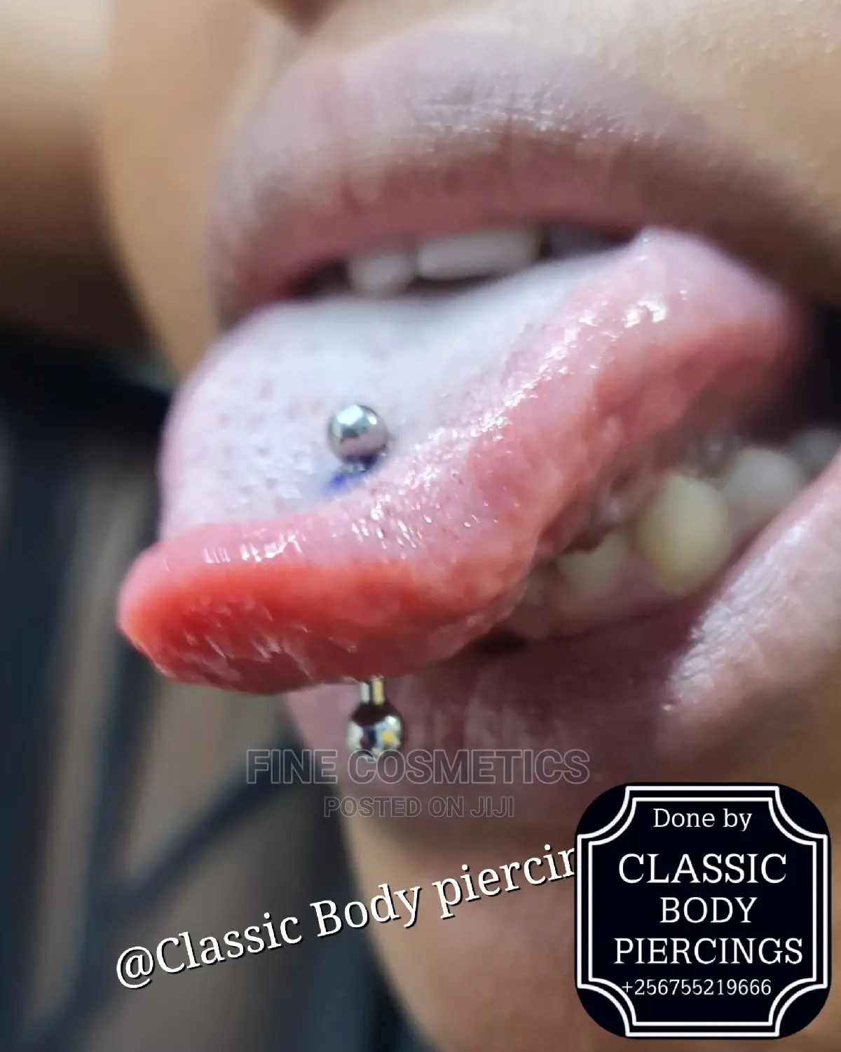 Tongue piercing Kampala Uganda