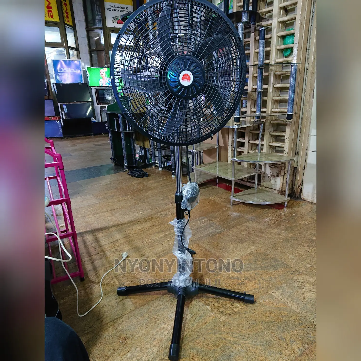 Black Stand Fan