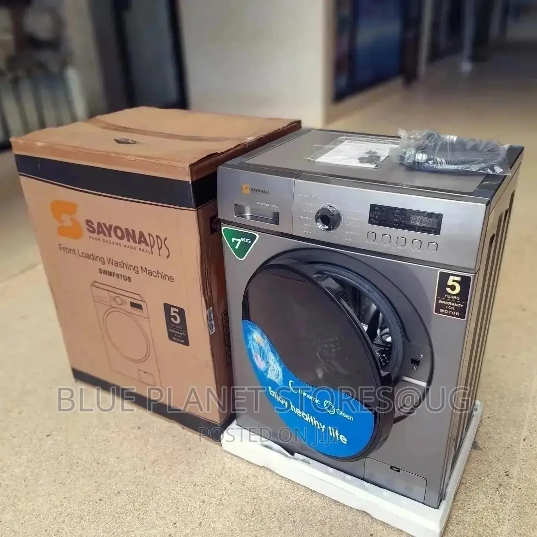 Sayona 7kgs Full Automatic Washing Machines || Front Loader.
