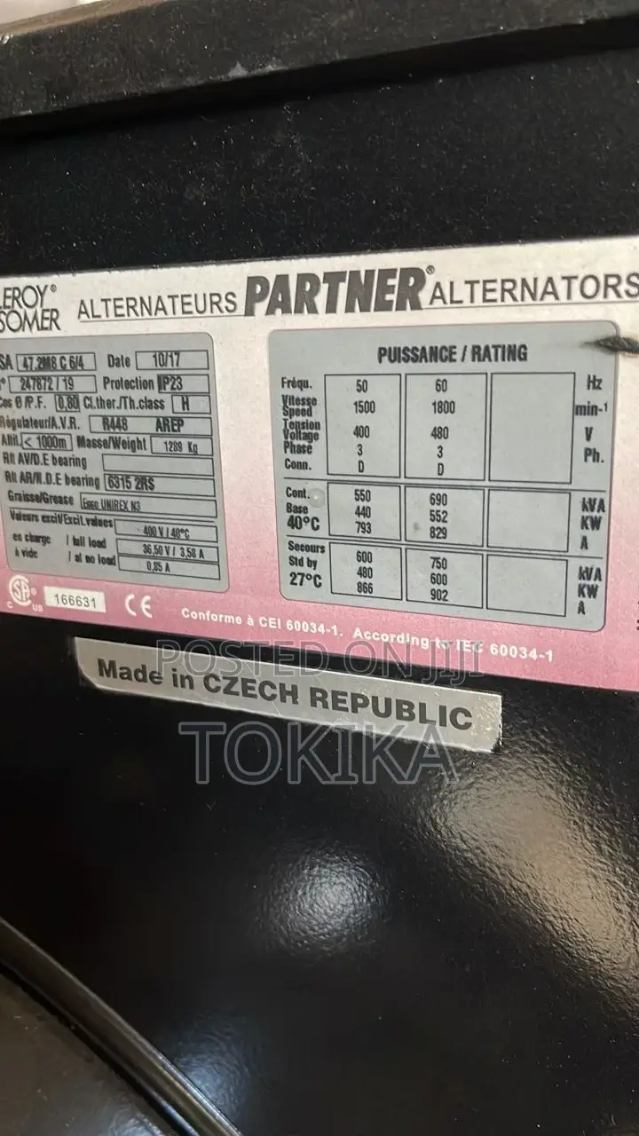 500 Kva Used Generator.