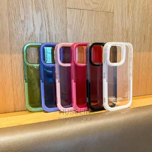 Clear Bumper Stand Holder Phone Case for iPhone