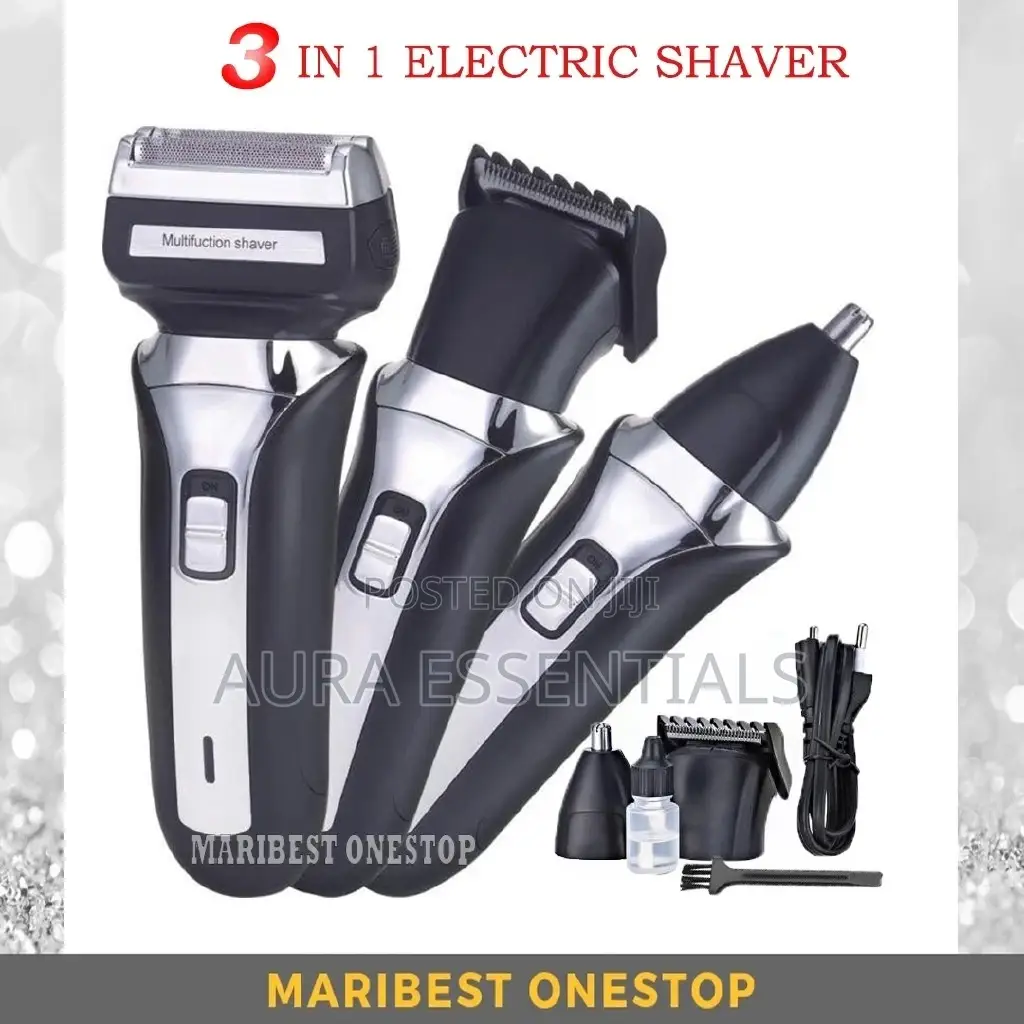 3in1 Shaver, Hair Clipper, Nose/Ear Trimmer