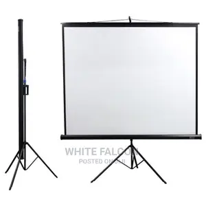 Foldable Tripod Projector Screen 180cm by 180cm