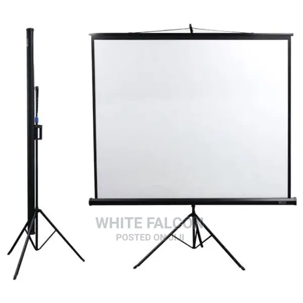 Foldable Tripod Projector Screen 180cm by 180cm