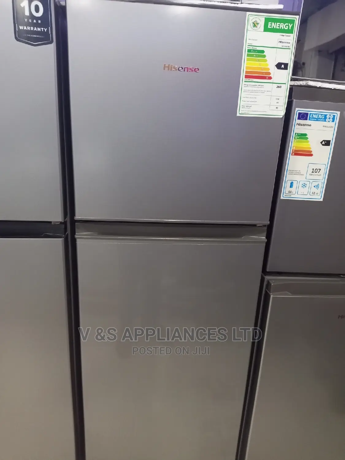 225l Hisense Double Door Fridge
