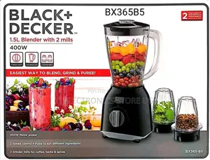 Black +Decker 1.5L Blender With 2mills