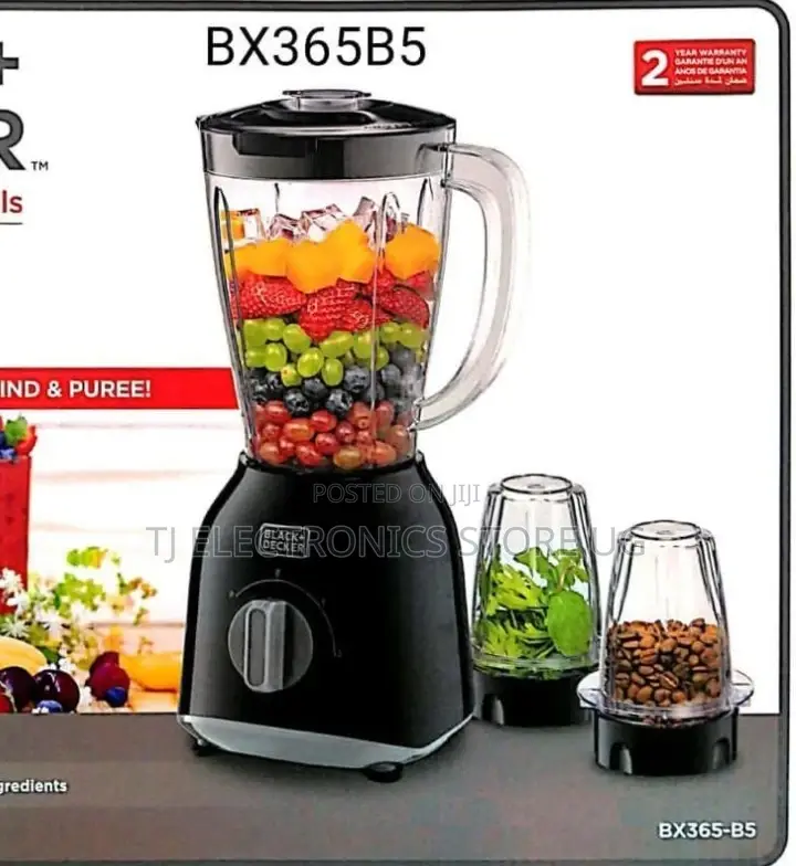 Black +Decker 1.5L Blender With 2mills