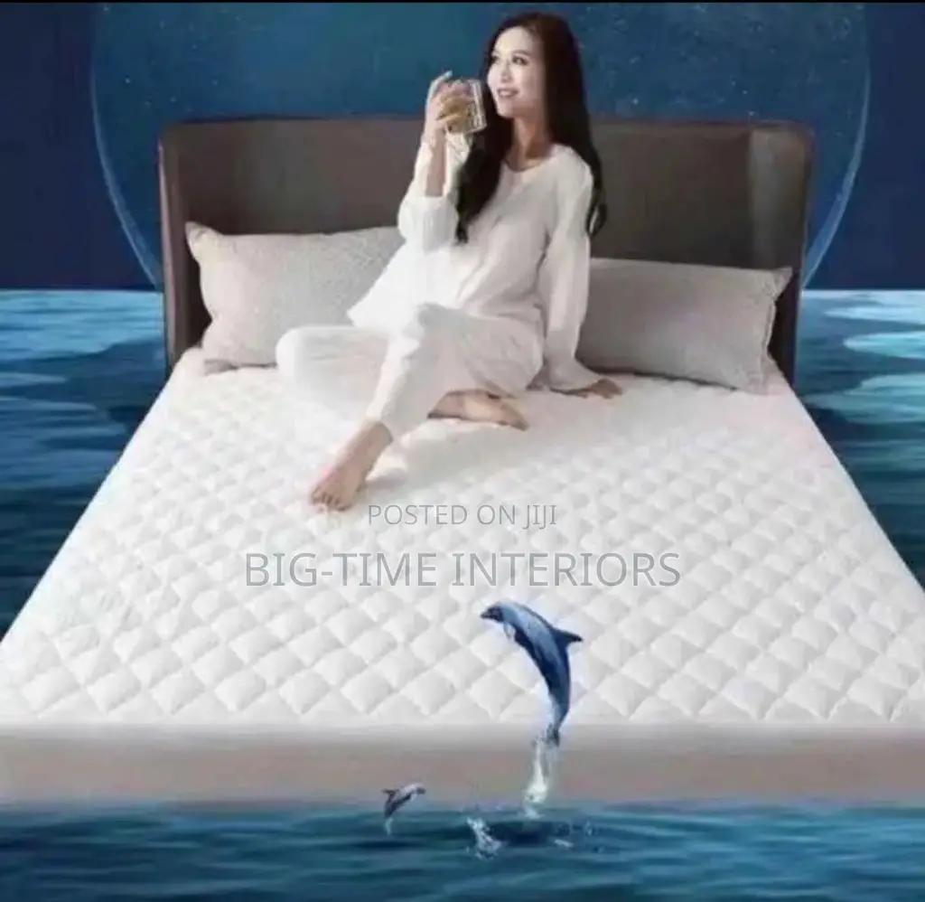 White Quilted Waterproof Mattress Protector