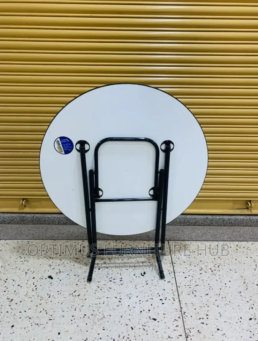 Round Wooden Foldable Table