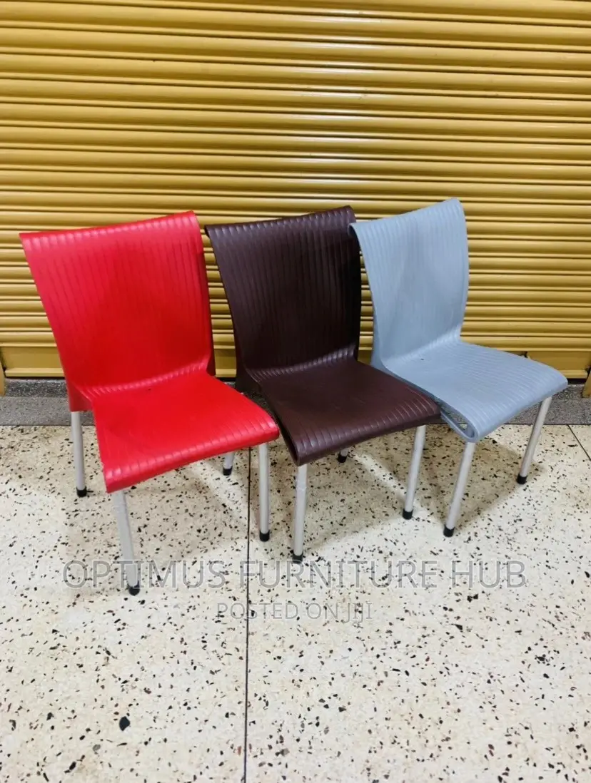 Armless Plastic Chairs (All Colors)
