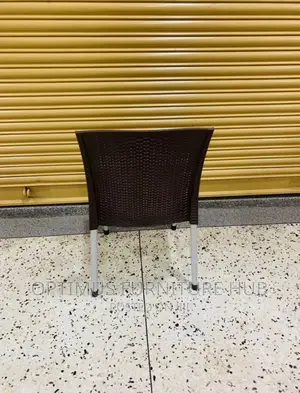 Knitted Armless Chair (Brown)