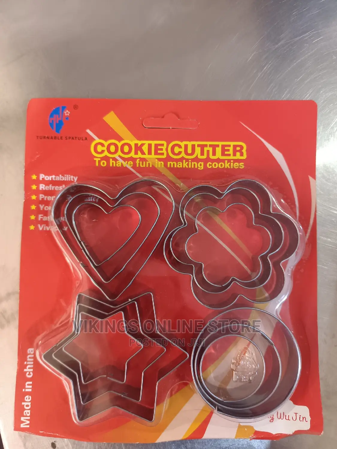 12 Pcs Cookie Cutter Set