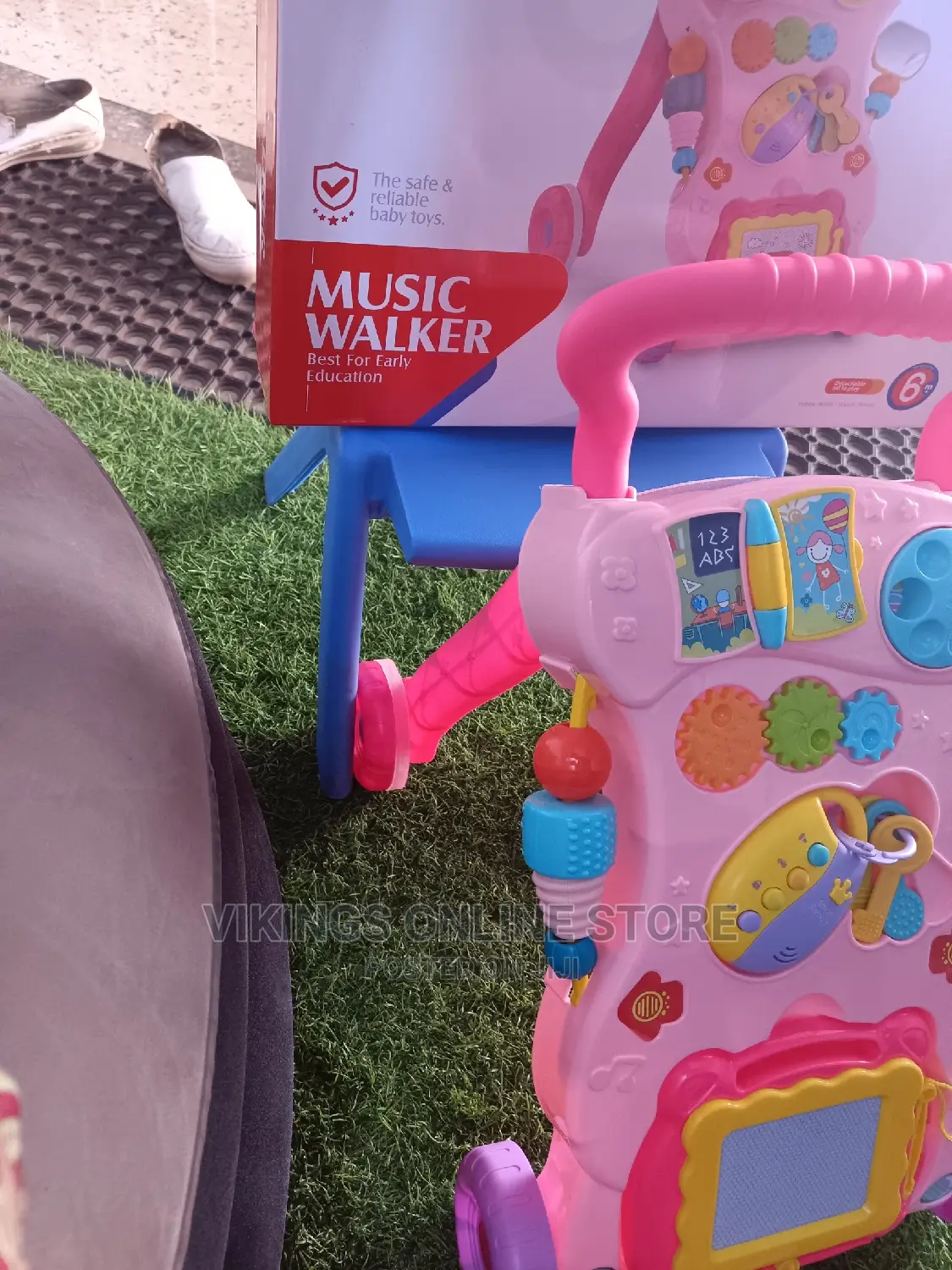 Huanger Early Musical Walker_ Light Pink.
