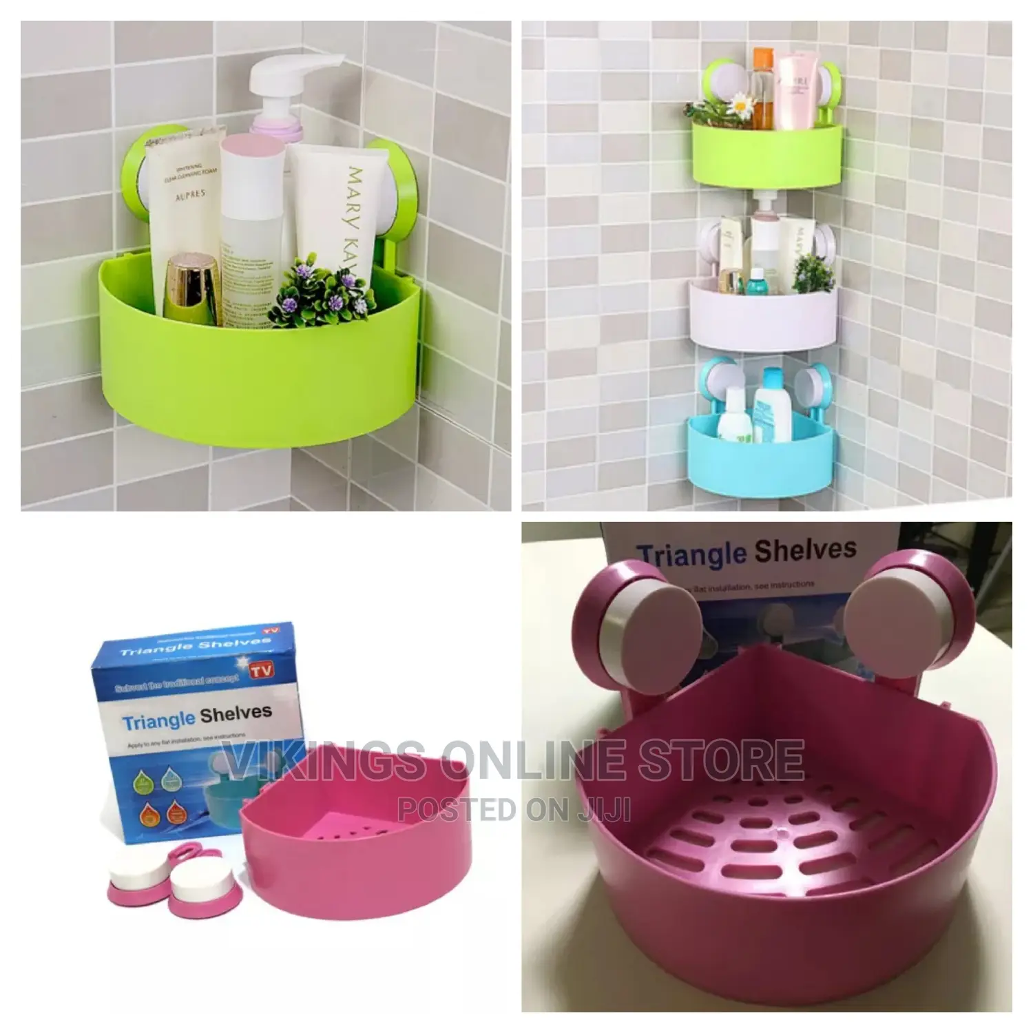 Multifunctional Bathroom Corner Storage Shelf.