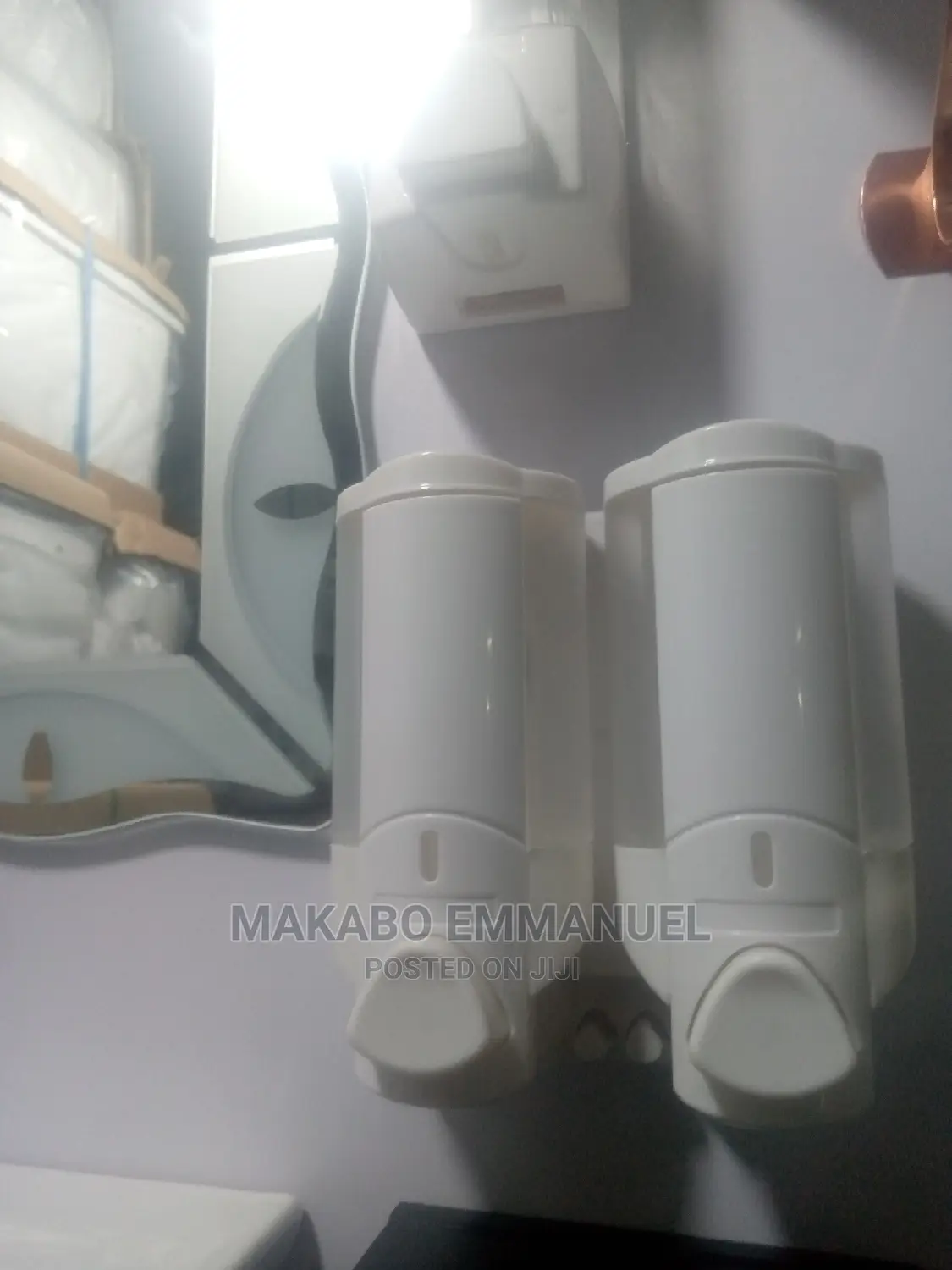 Double Liquid Soap Dispenser