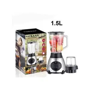 Photo - Sokany 2 in 1 Stainless Steel Blender 1.5ltrs
