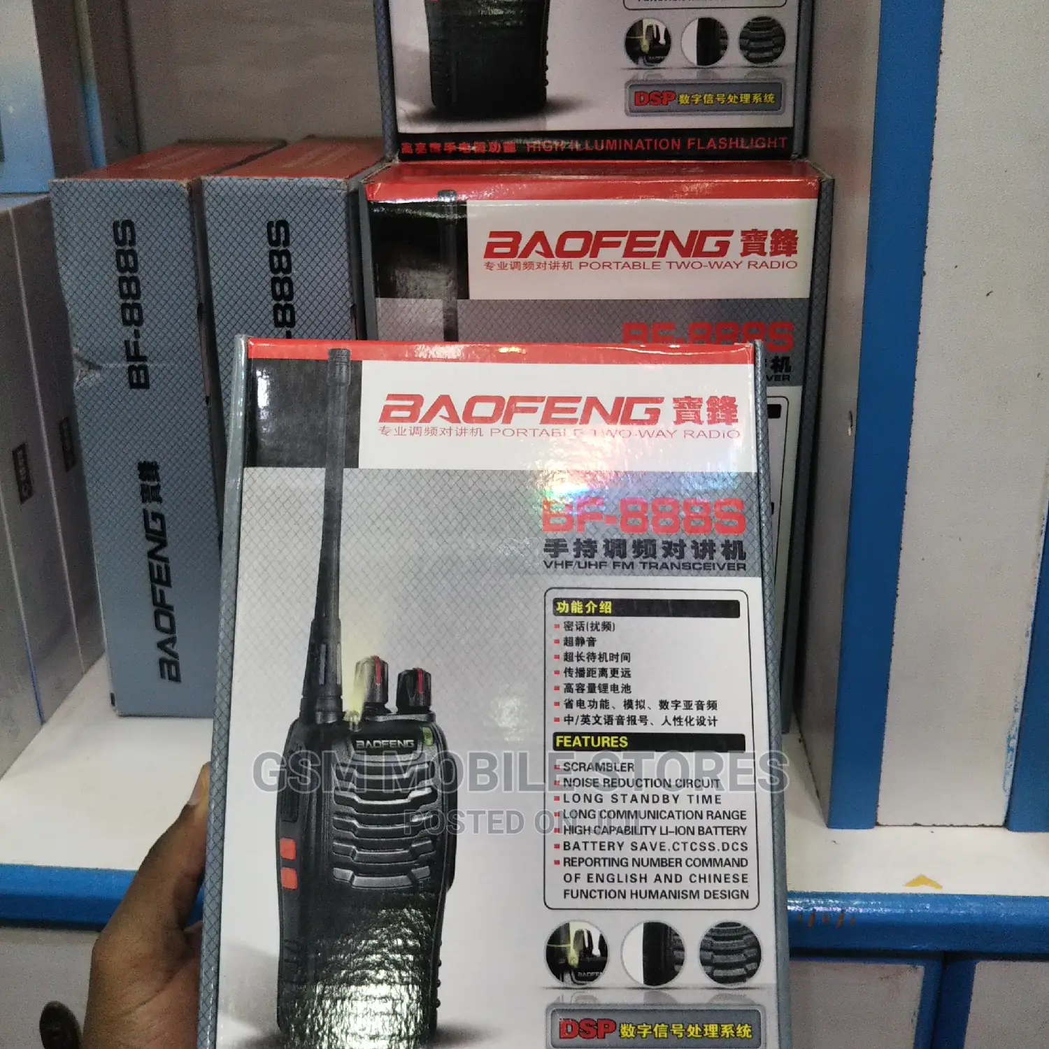 Radio Call Bf-888s Walkie Talkie Two-Way Pair of Two (10pcs)