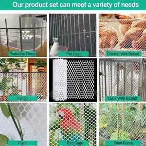 Plastic Garden,Chicken and Pet Cage Fencing Net(2x30mtrs)