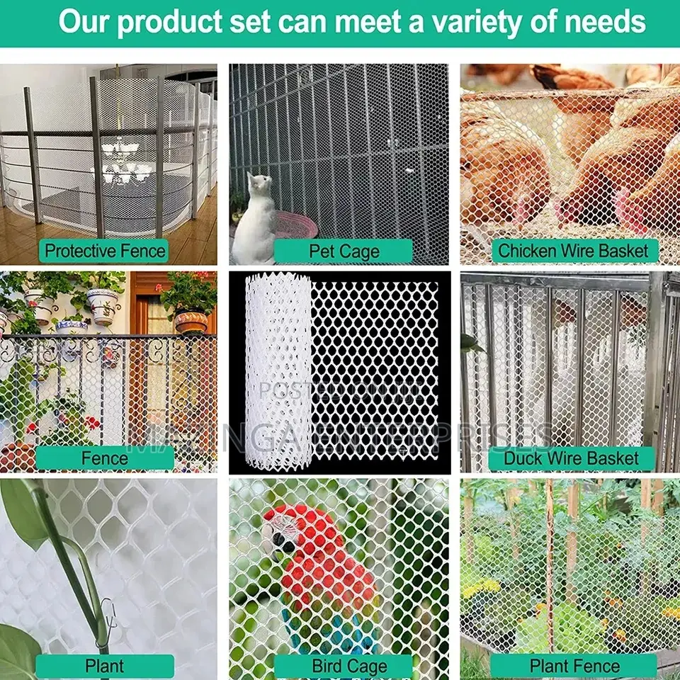 Plastic Garden,Chicken and Pet Cage Fencing Net(2x30mtrs)