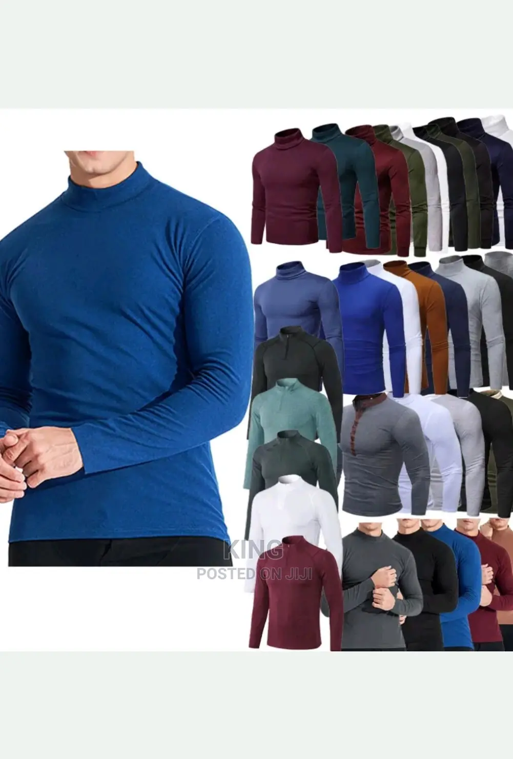 Ginger Smart Pull Neck T-Shirts