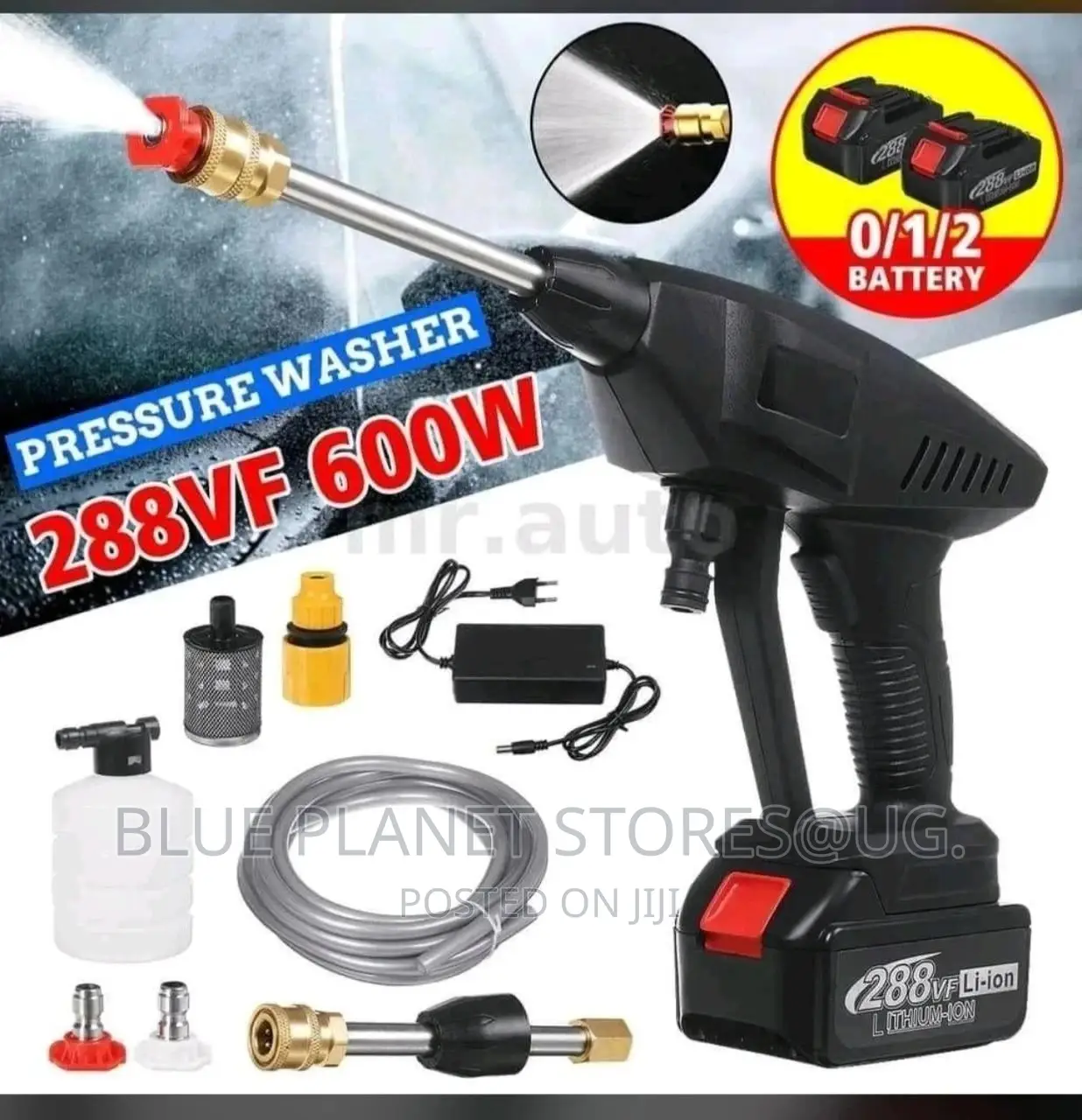 Cordless/Rechargeable Car Wash Pressure Pumps || 48v || 600w