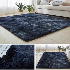 Black Rubbit Fur Carpets