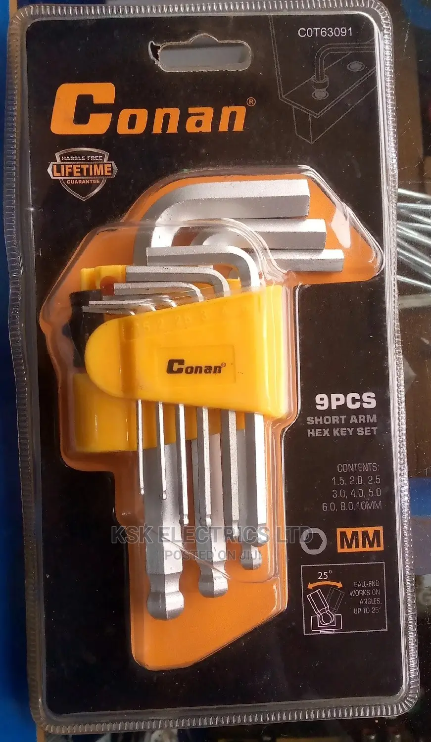 Short Arm Hex Key Set
