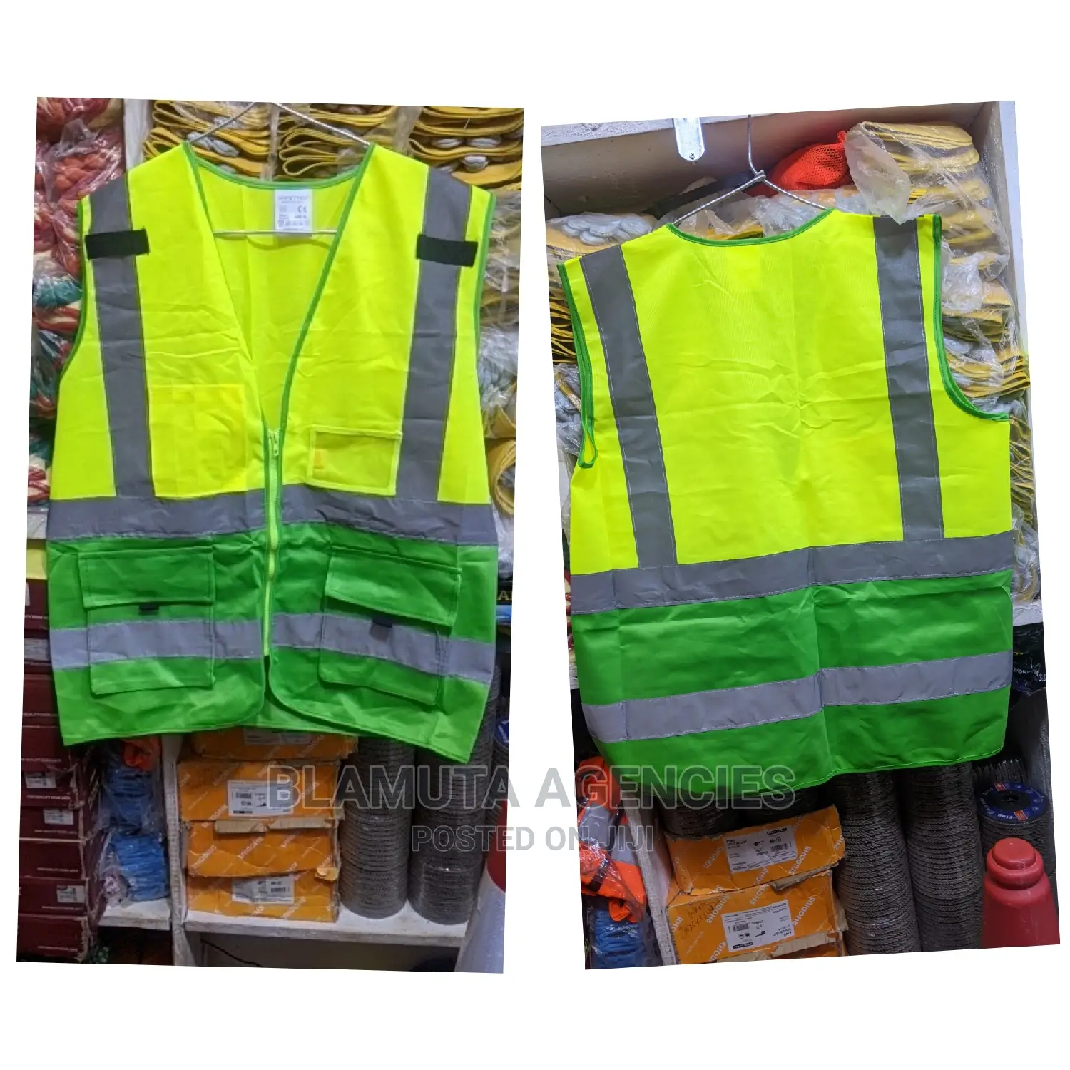 Heavy Duty Reflector Jackets Green