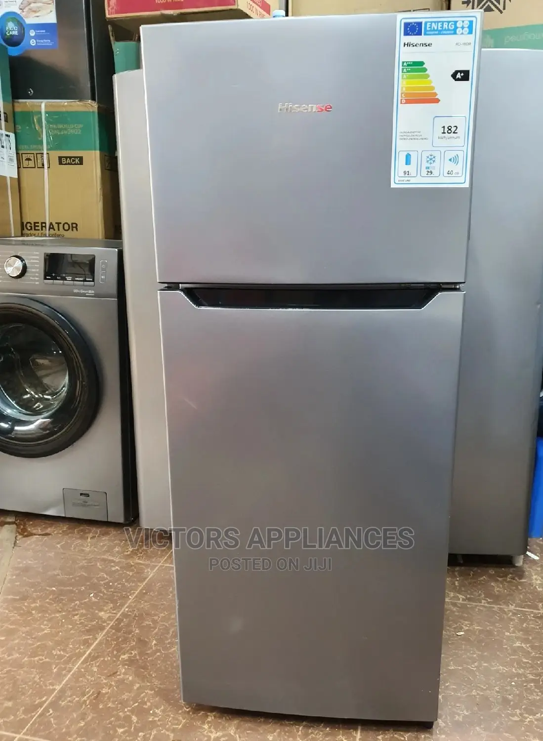 Hisense 160L Double Door Refrigerator