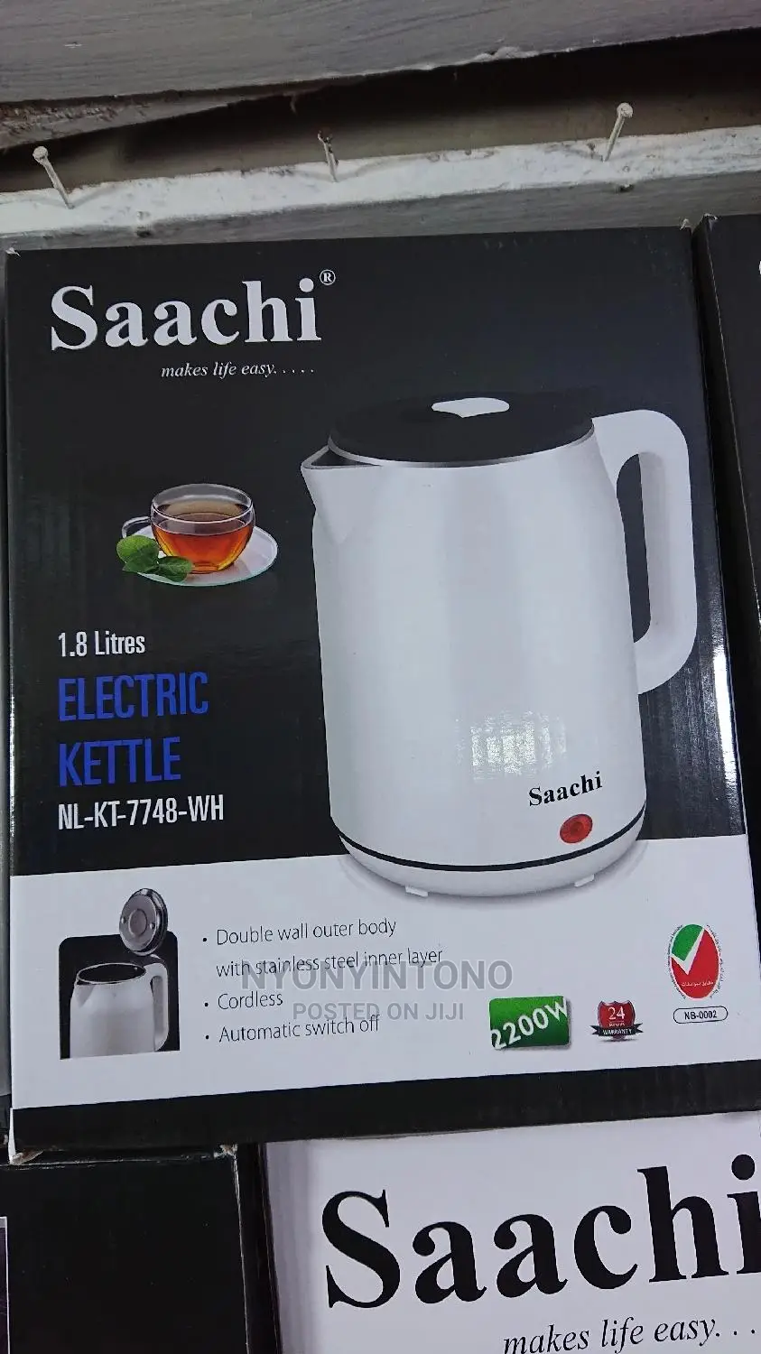 Saachi Electric Kettle /Parcolator
