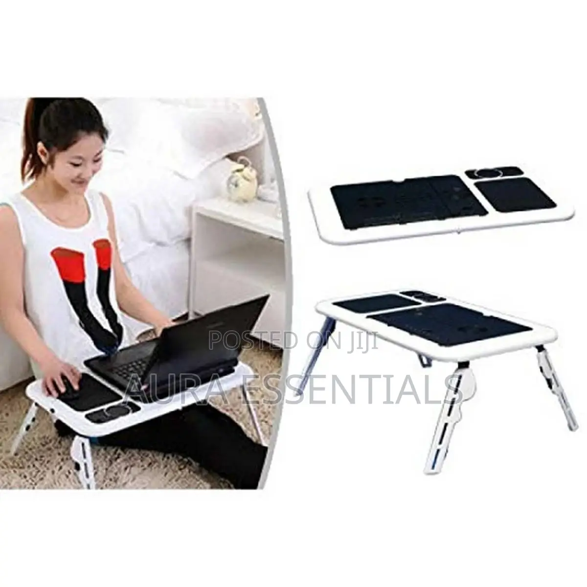 E-Table Laptop Stand With Cooling Fun