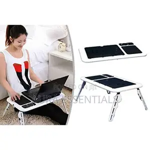 E-Table Laptop Stand With Cooling Fun