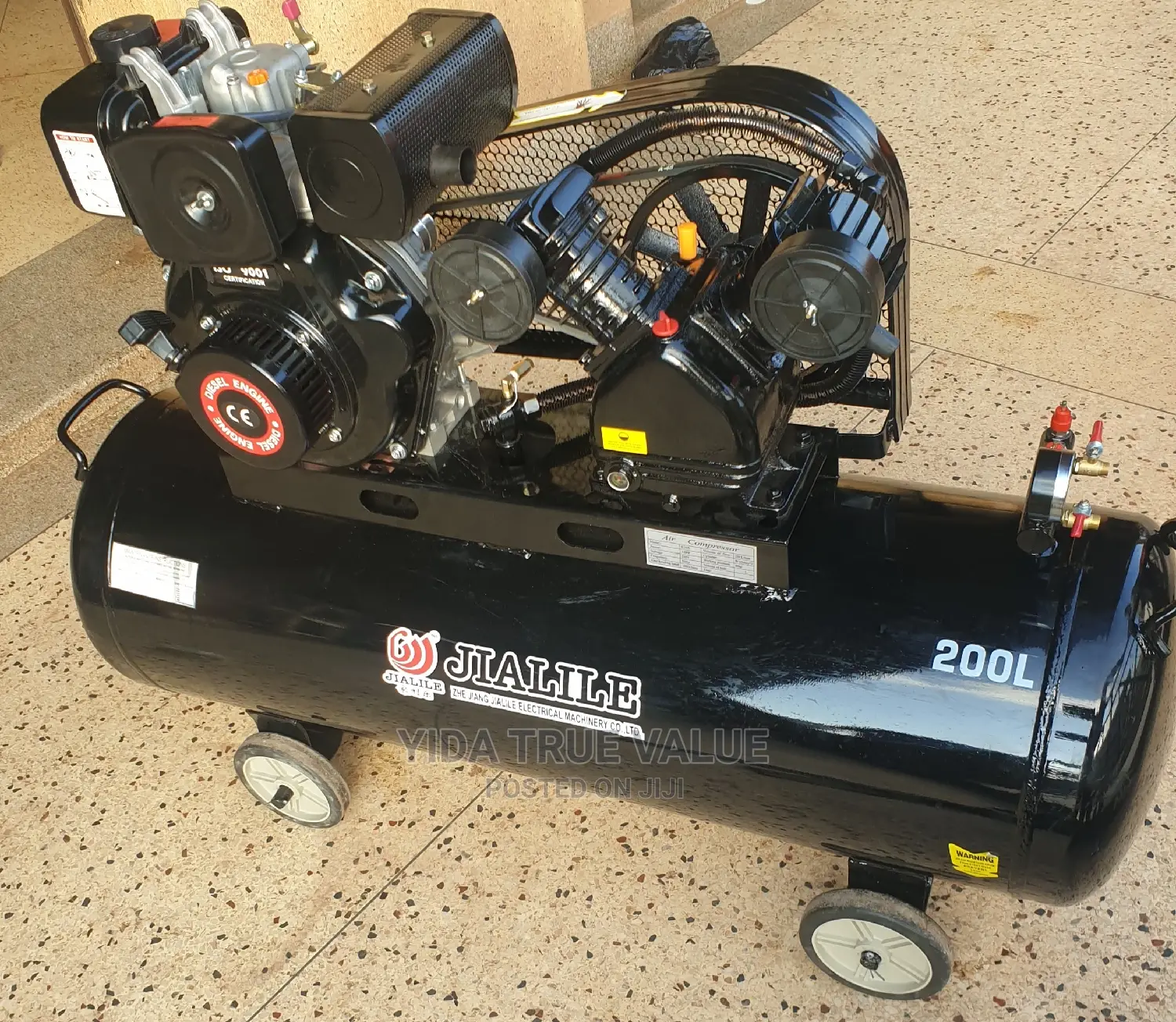 Air Compressor 200l Disel Engine