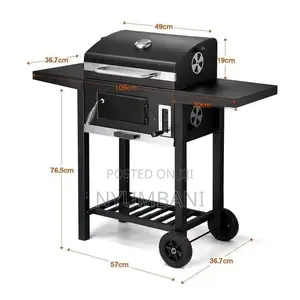 Barbecue Grill With Wheels