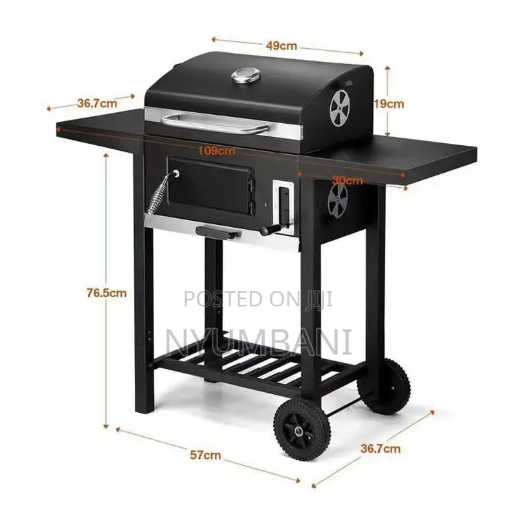 Barbecue Grill With Wheels