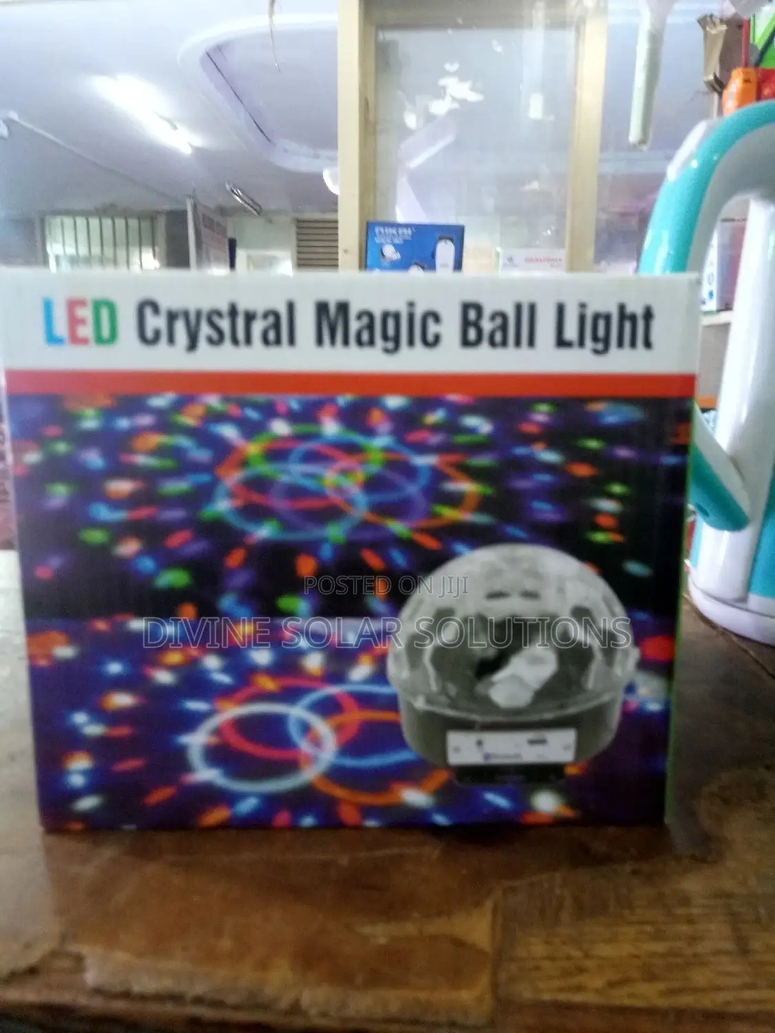 Led Crystal Magic Ball Light